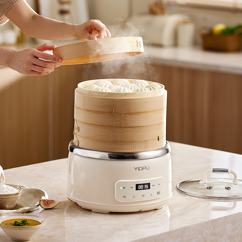 多功能竹笼电蒸锅